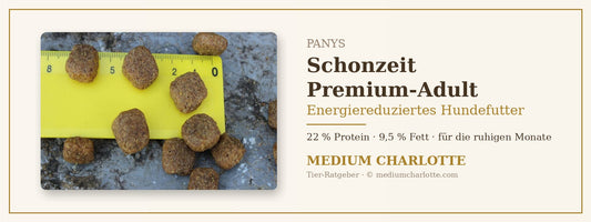 Energiereduziertes Hundefutter – PANYS Schonzeit Premium-Adult