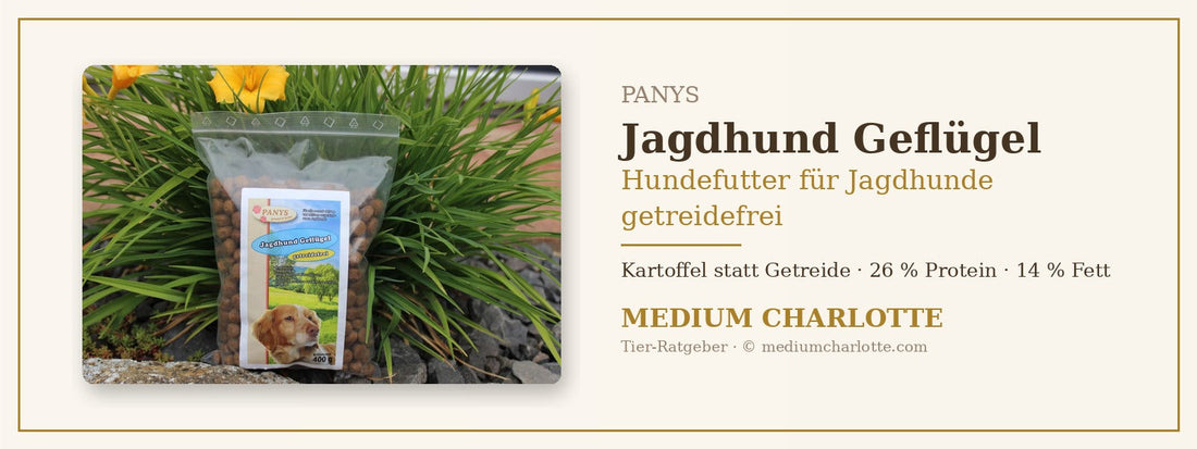 Hundefutter für Jagdhunde getreidefrei – PANYS Jagdhund Geflügel