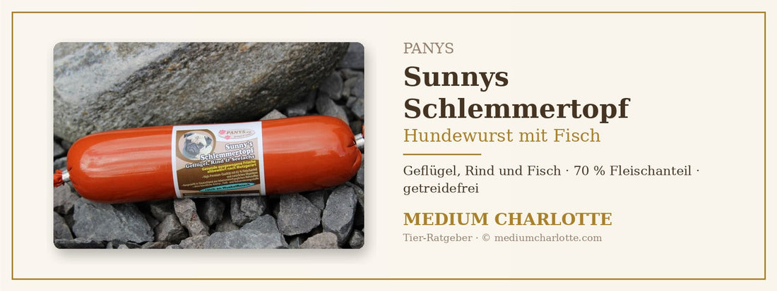 Hundewurst mit Fisch – PANYS Sunnys Schlemmertopf