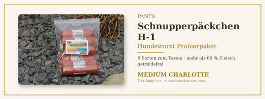 Hundewurst Probierpaket – PANYS Schnupperpäckchen H-1 mit 6 Sorten