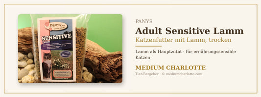 Katzenfutter mit Lamm trocken – PANYS Adult Sensitive Lamm
