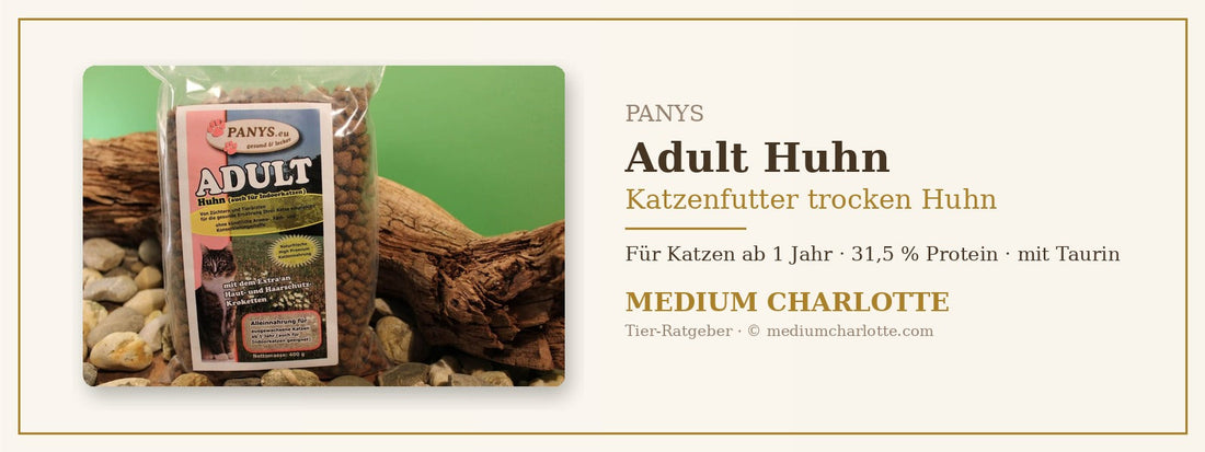 Katzenfutter trocken Huhn – PANYS Adult Huhn für Katzen ab 1 Jahr