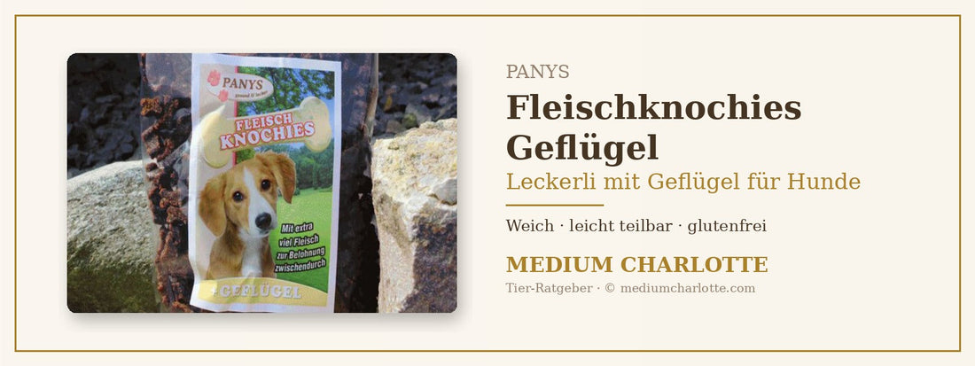 Leckerli mit Geflügel für Hunde – PANYS Fleischknochies mit Geflügel