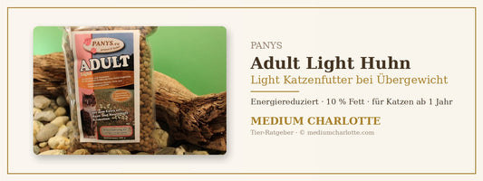 Light Katzenfutter bei Übergewicht – PANYS Adult Light Huhn