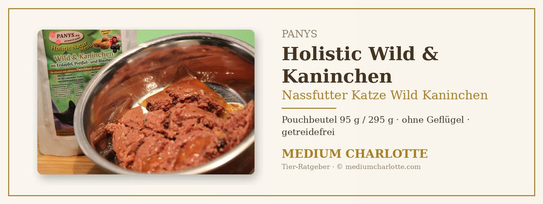 Nassfutter Katze Wild Kaninchen – PANYS Holistic Wild &amp; Kaninchen