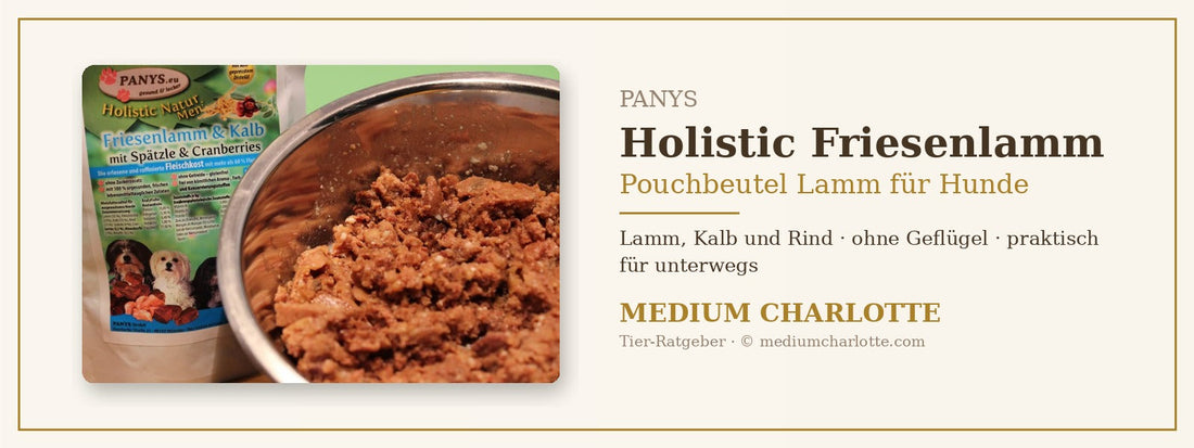 Pouchbeutel Lamm für Hunde – PANYS Holistic Friesenlamm & Kalb