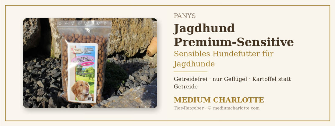 Sensibles Hundefutter für Jagdhunde – PANYS Jagdhund Premium-Sensitive, getreidefrei