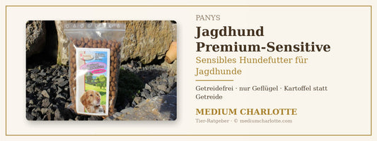 Sensibles Hundefutter für Jagdhunde – PANYS Jagdhund Premium-Sensitive, getreidefrei