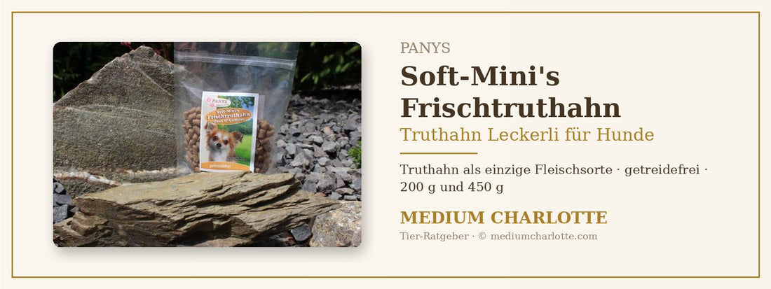 Truthahn Leckerli für Hunde – PANYS Soft-Mini's Frischtruthahn im Beutel