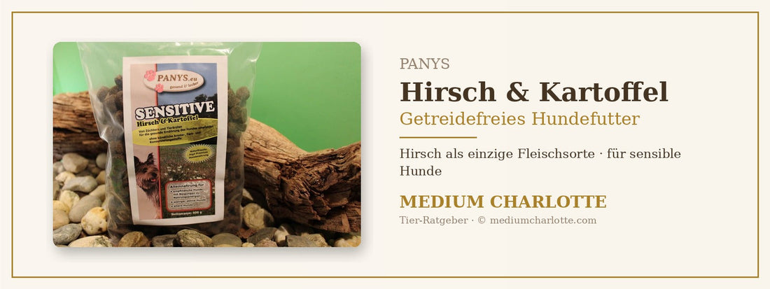 Getreidefreies Hundefutter mit Hirsch – PANYS Hirsch und Kartoffel