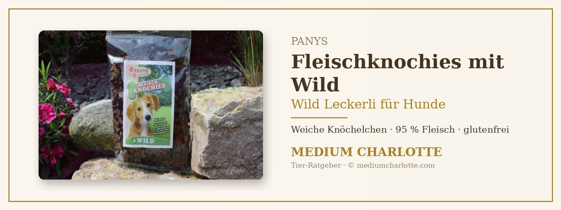 Wild Leckerli für Hunde – PANYS Fleischknochies mit Wild im 200-g-Beutel