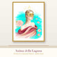 Anime di Venezia – Set of 4 Venetian Wall Art Prints with Golden Masks (Printable)