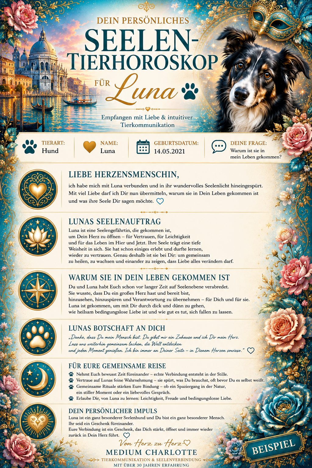 Seelen-Tierhoroskop – Persönliches Reading für Hund, Katze & Pferd