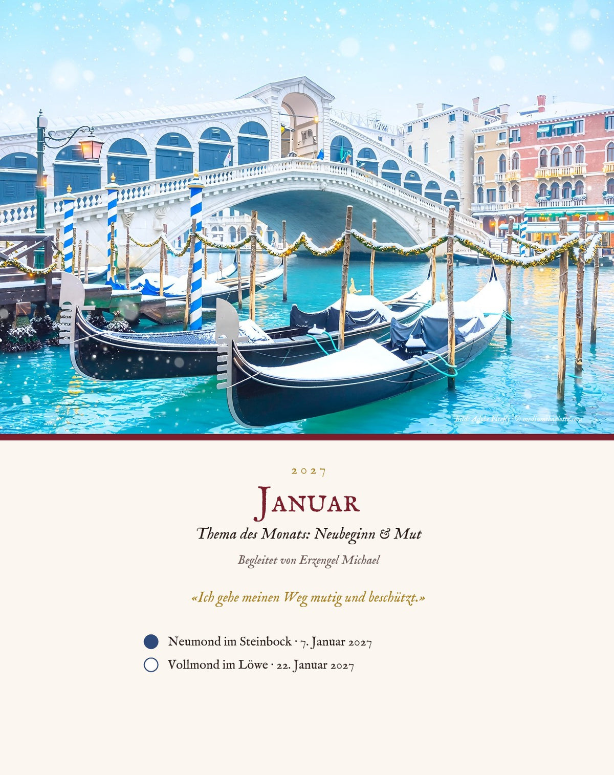 Luna Veneziana 2027 – Januar Vorschau
