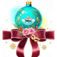 Sfera di Murano – Murano Christmas Ornament with Venice, Wall Art Print (Printable)