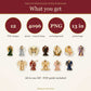 Venetian Christmas Angels Clipart – 12 Transparent PNG