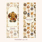 Printable Venetian Christmas Bookmarks – Front & Back