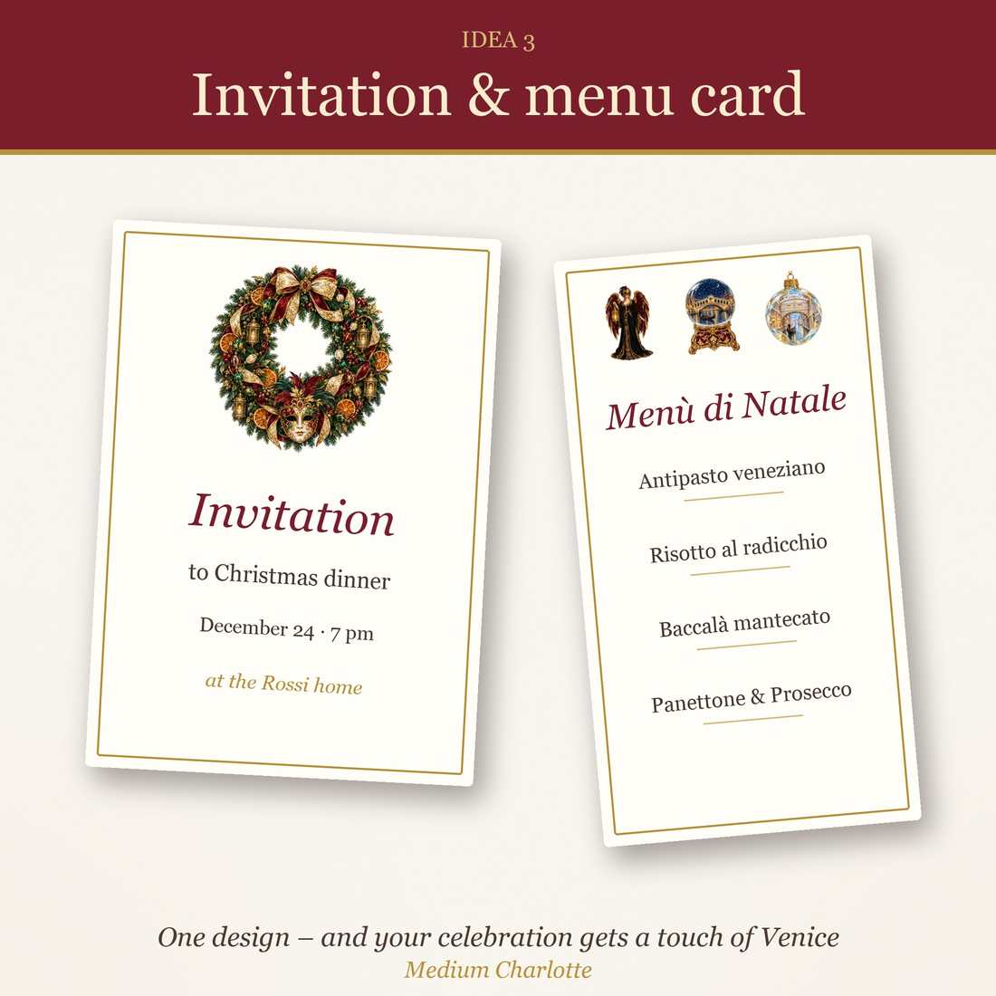 Natale a Venezia Christmas Clipart Bundle – 34 Transparent PNG