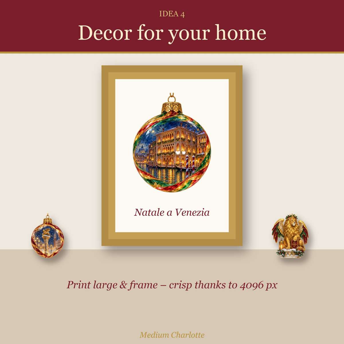 Natale a Venezia Christmas Clipart Bundle – 34 Transparent PNG