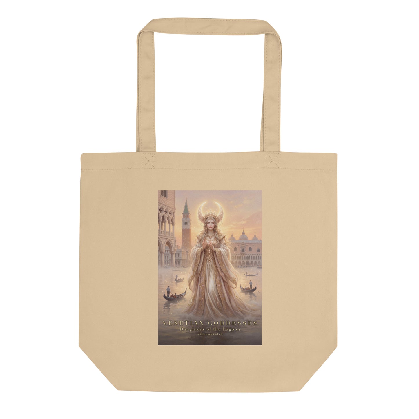 Venezianische Mond-Göttin – Eco Tote Bag von Medium Charlotte