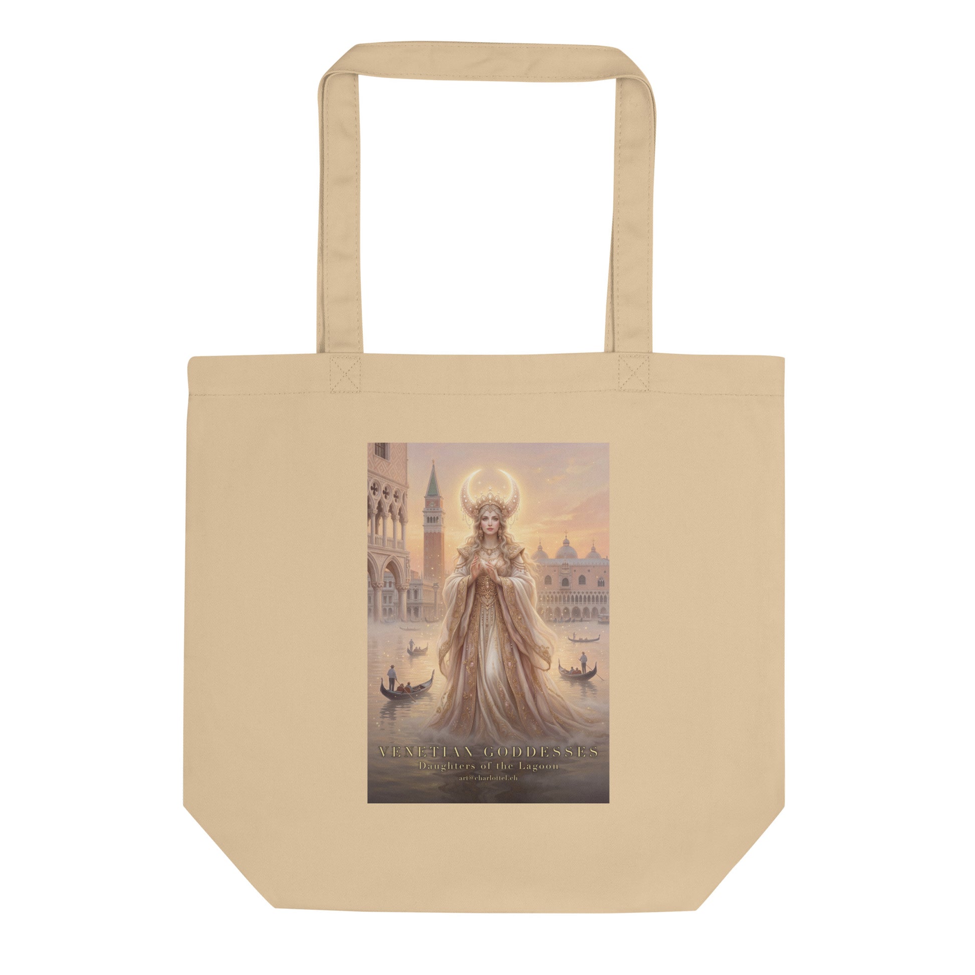 Venezianische Mond-Göttin – Eco Tote Bag von Medium Charlotte