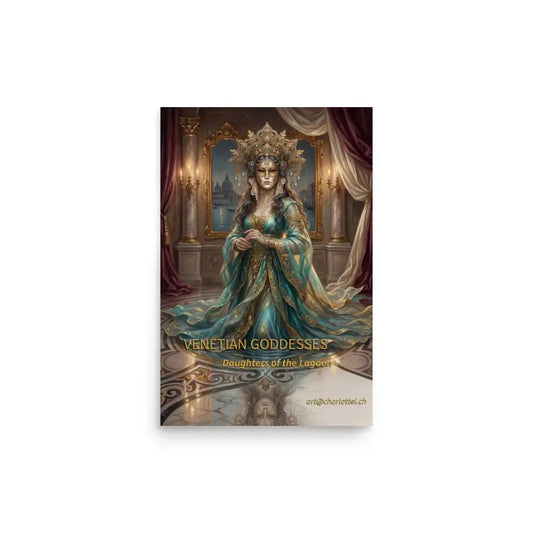 Maskierte venezianische Seherin – Poster von Medium Charlotte