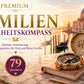 Familien-Klarheitskompass – goldener Kompass mit Rosen vor Venedig, spirituelle Beratung für Eltern nach der Trennung, 79 Franken