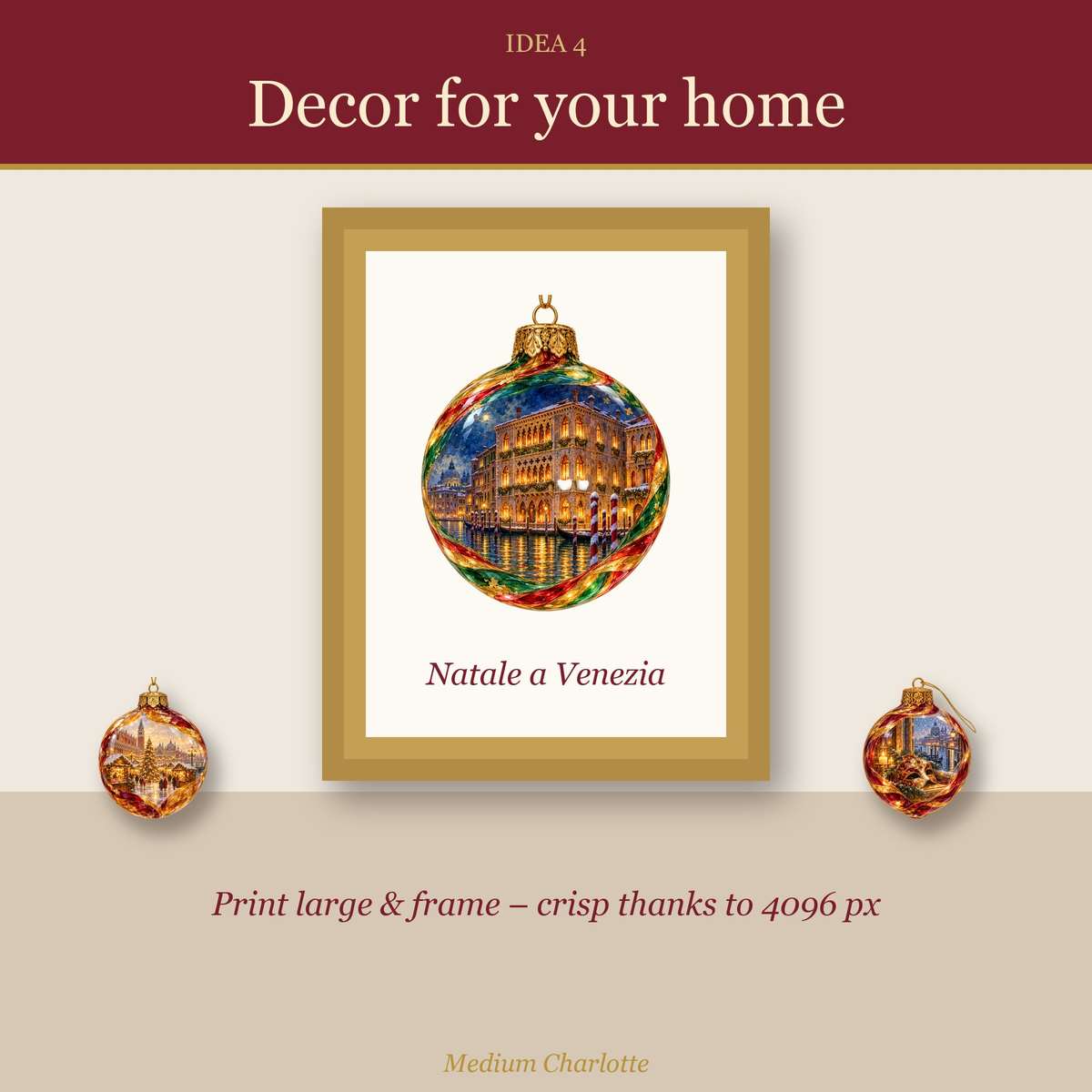 Murano Christmas Ornaments Clipart – 13 Transparent PNG (Venice Christmas)