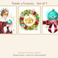 Natale a Venezia – Set of 3 Venetian Christmas Wall Art Prints (Printable)