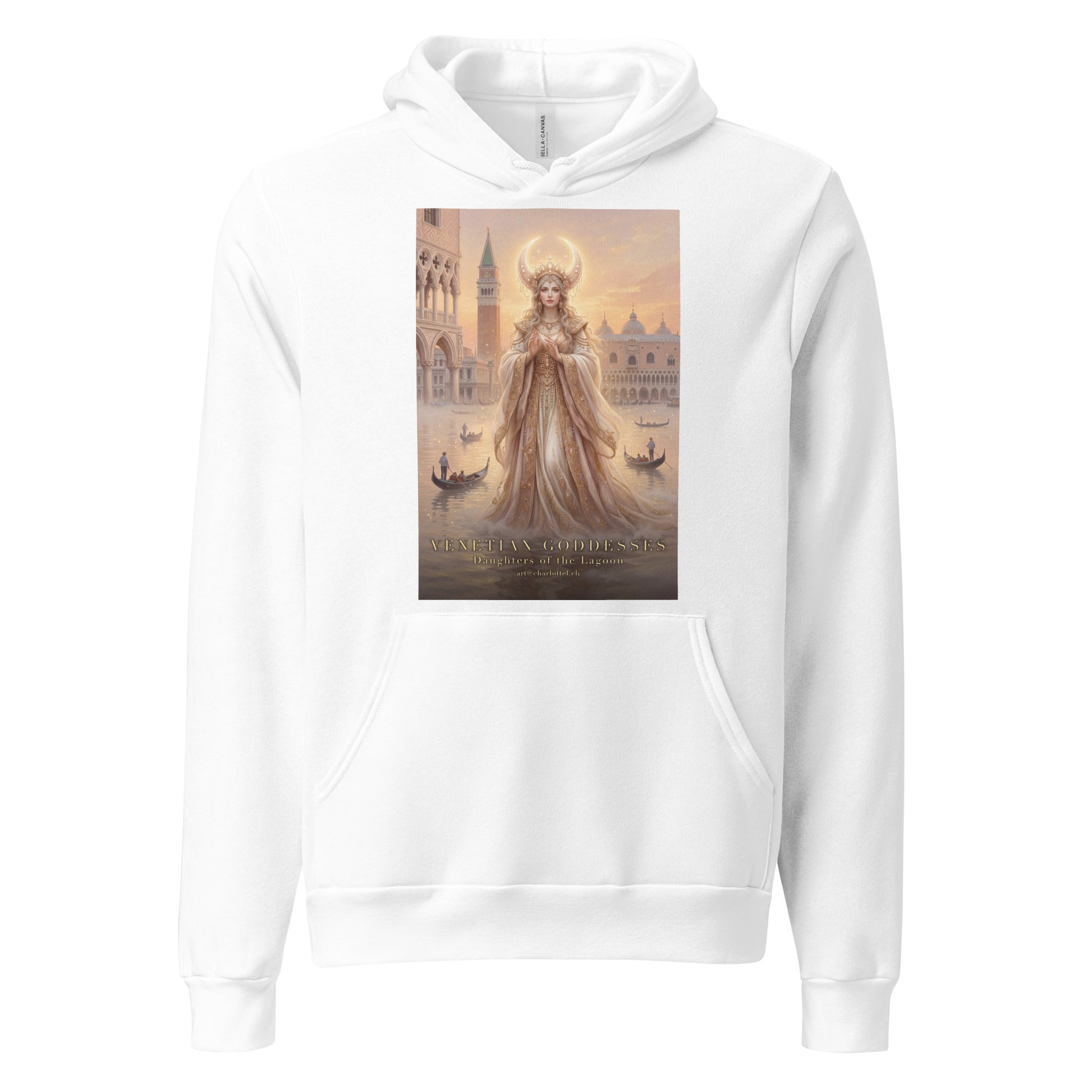 Venezianische Mond-Göttin – Hoodie von Medium Charlotte