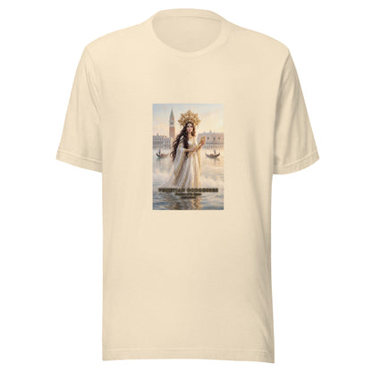 Lagunen-Königin T-Shirt naturfarben – venezianische Göttin, Venetian Goddesses