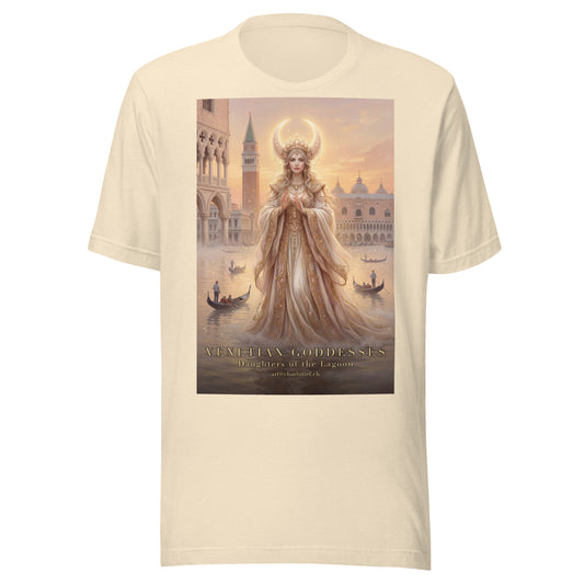 Venezianische Mond-Göttin – T-Shirt von Medium Charlotte