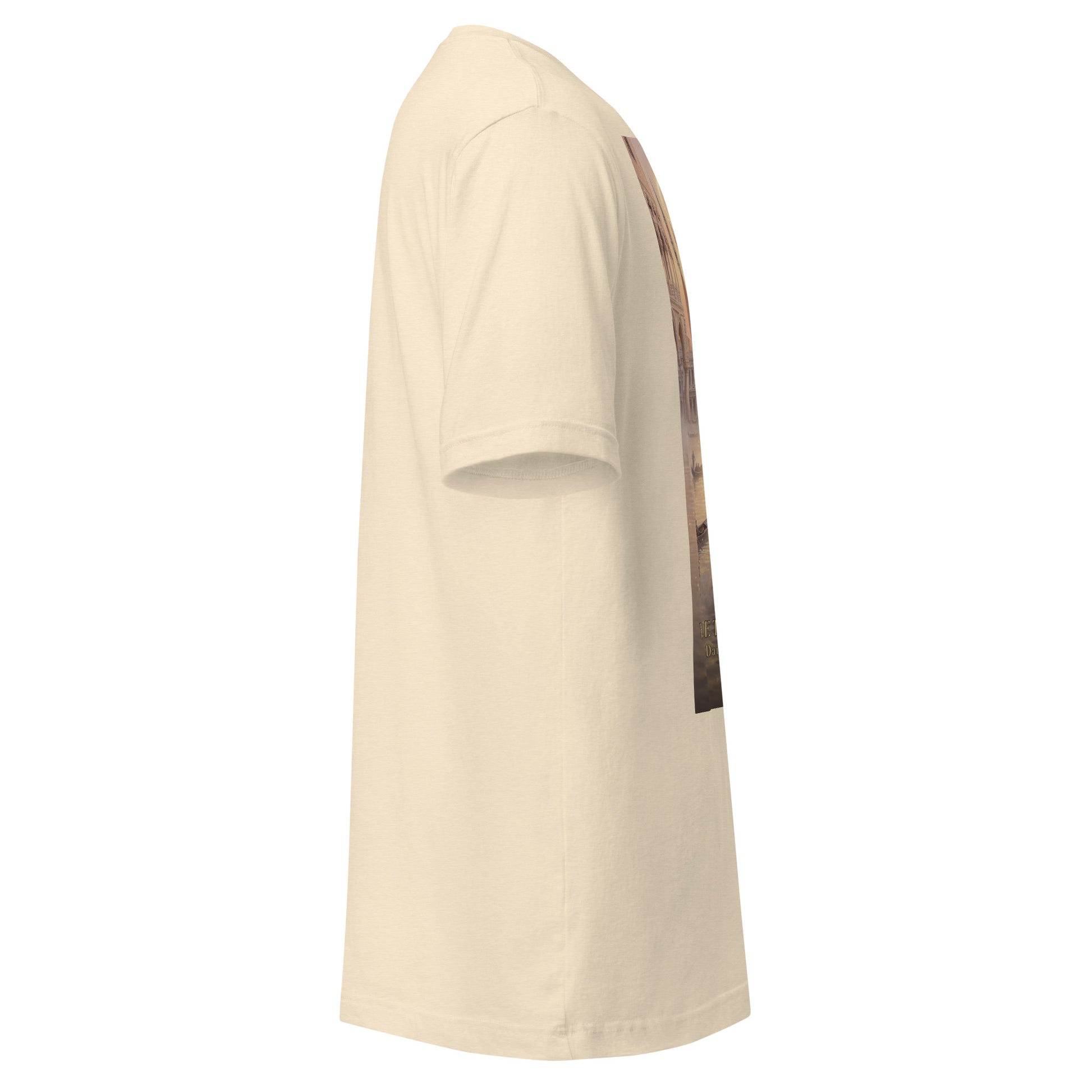 Venezianische Mond-Göttin – T-Shirt von Medium Charlotte (Seitenansicht rechts)