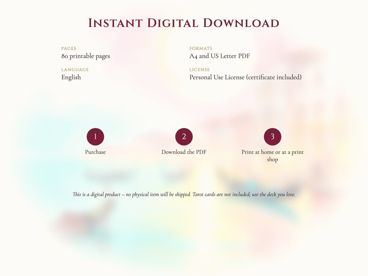Product details: A4 and US Letter PDF, 80 pages