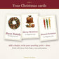 Venice Christmas Clipart – Lion of St Mark, Snow Globe & Wreath – 9 Transparent PNG